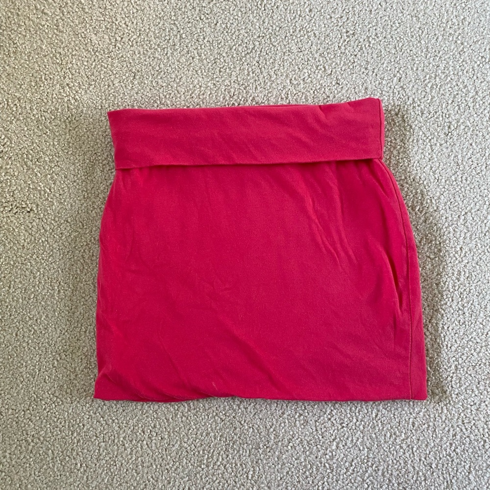 Coral Pink Mini Skirt from Nordstrom